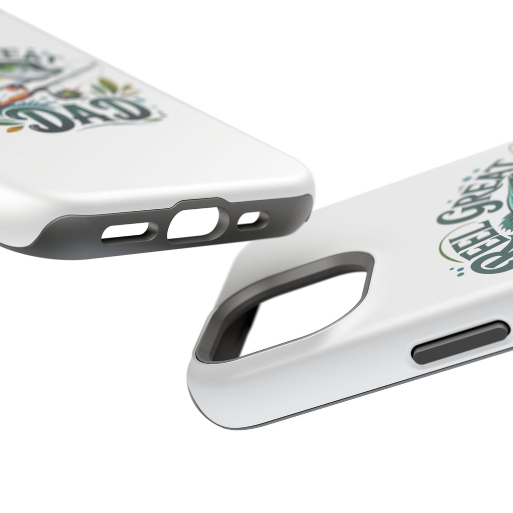 Reel Great Dad Phone Case | Fishing Rod Bass Design, Magnetic Impact-Resistant Case