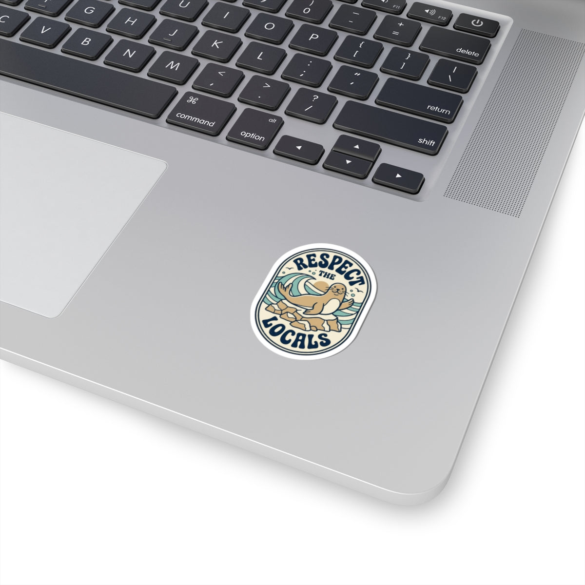 Respect the Locals Seal Sticker | Protect Our National Parks, Retro Outdoors