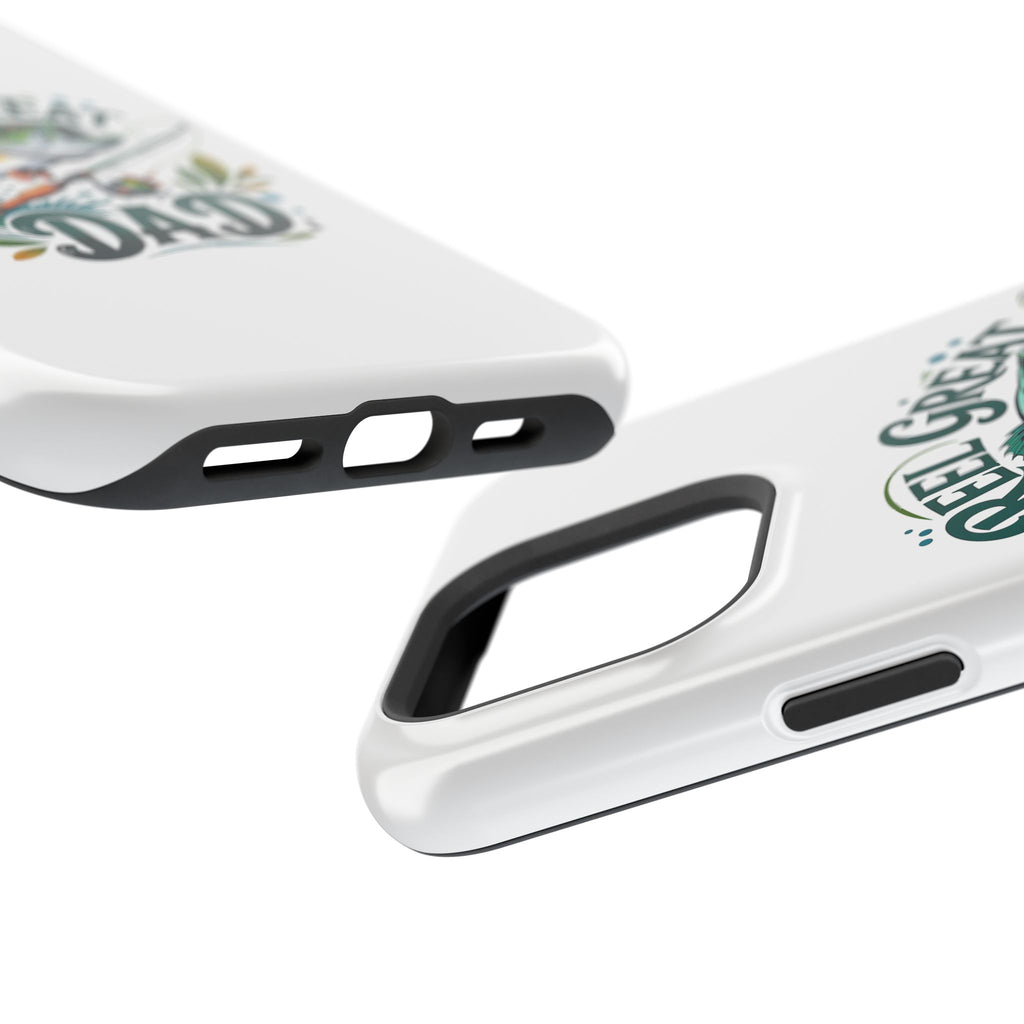 Reel Great Dad Phone Case | Fishing Rod Bass Design, Magnetic Impact-Resistant Case