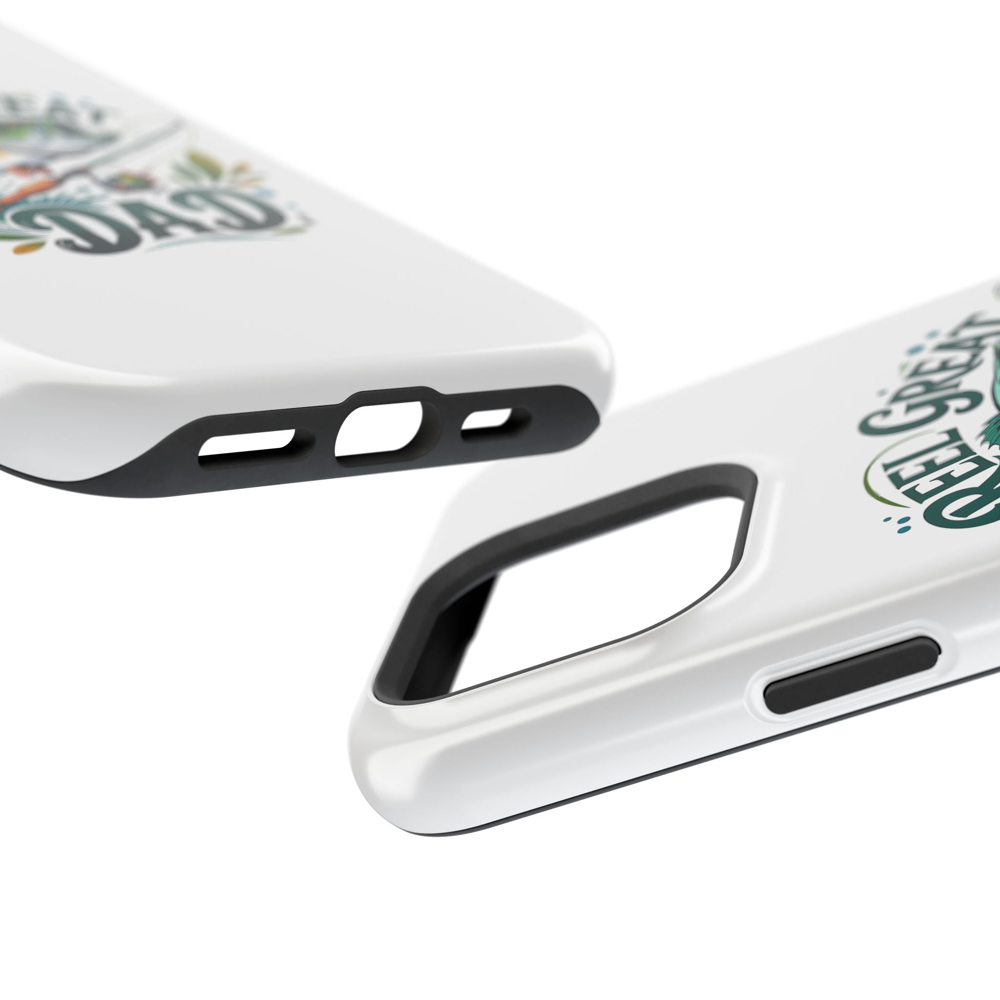 Reel Great Dad Phone Case | Fishing Rod Bass Design, Magnetic Impact-Resistant Case