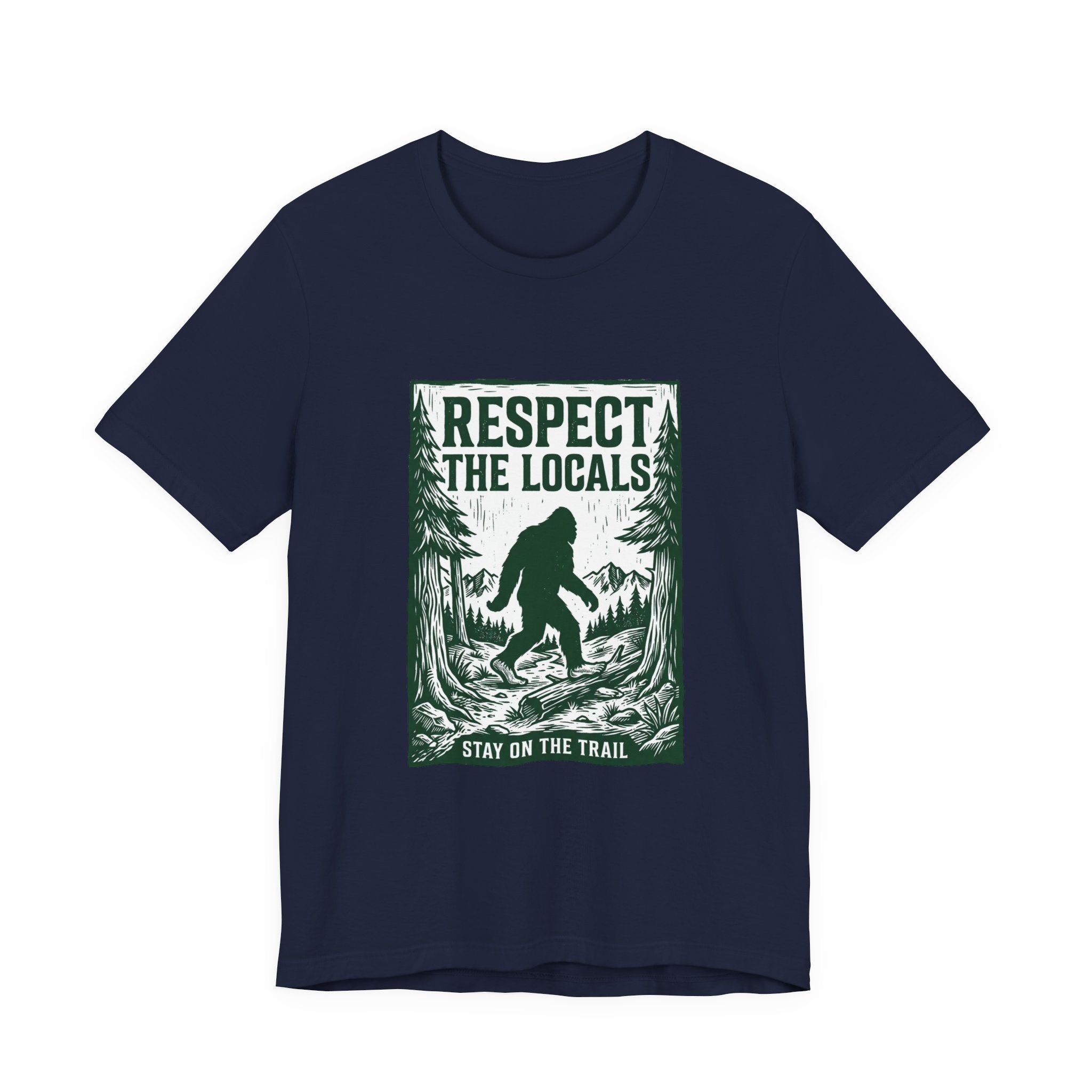 Respect The Locals Sasquatch tee | Protect Our National Parks, vintage outdoor graphic
