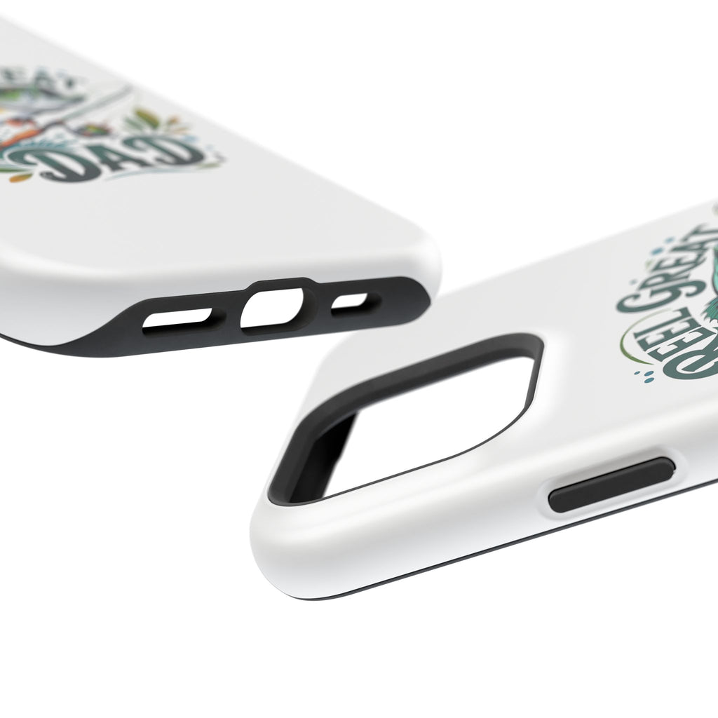 Reel Great Dad Phone Case | Fishing Rod Bass Design, Magnetic Impact-Resistant Case