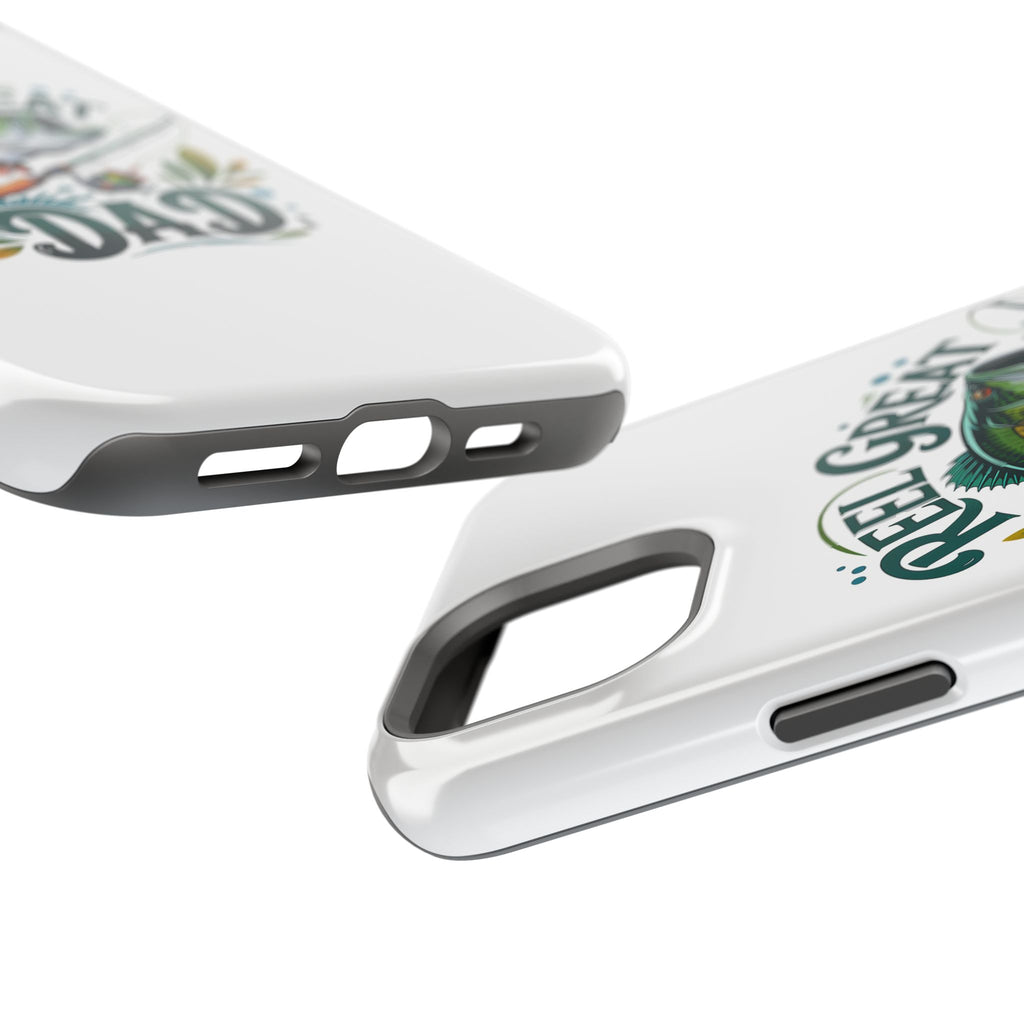 Reel Great Dad Phone Case | Fishing Rod Bass Design, Magnetic Impact-Resistant Case