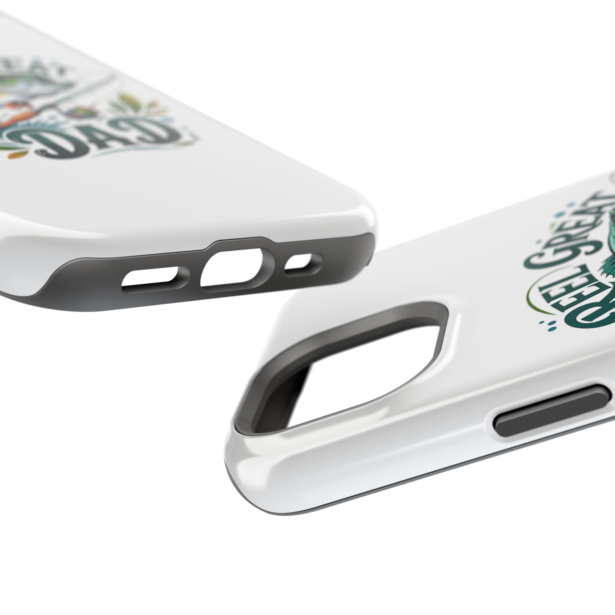 Reel Great Dad Phone Case | Fishing Rod Bass Design, Magnetic Impact-Resistant Case