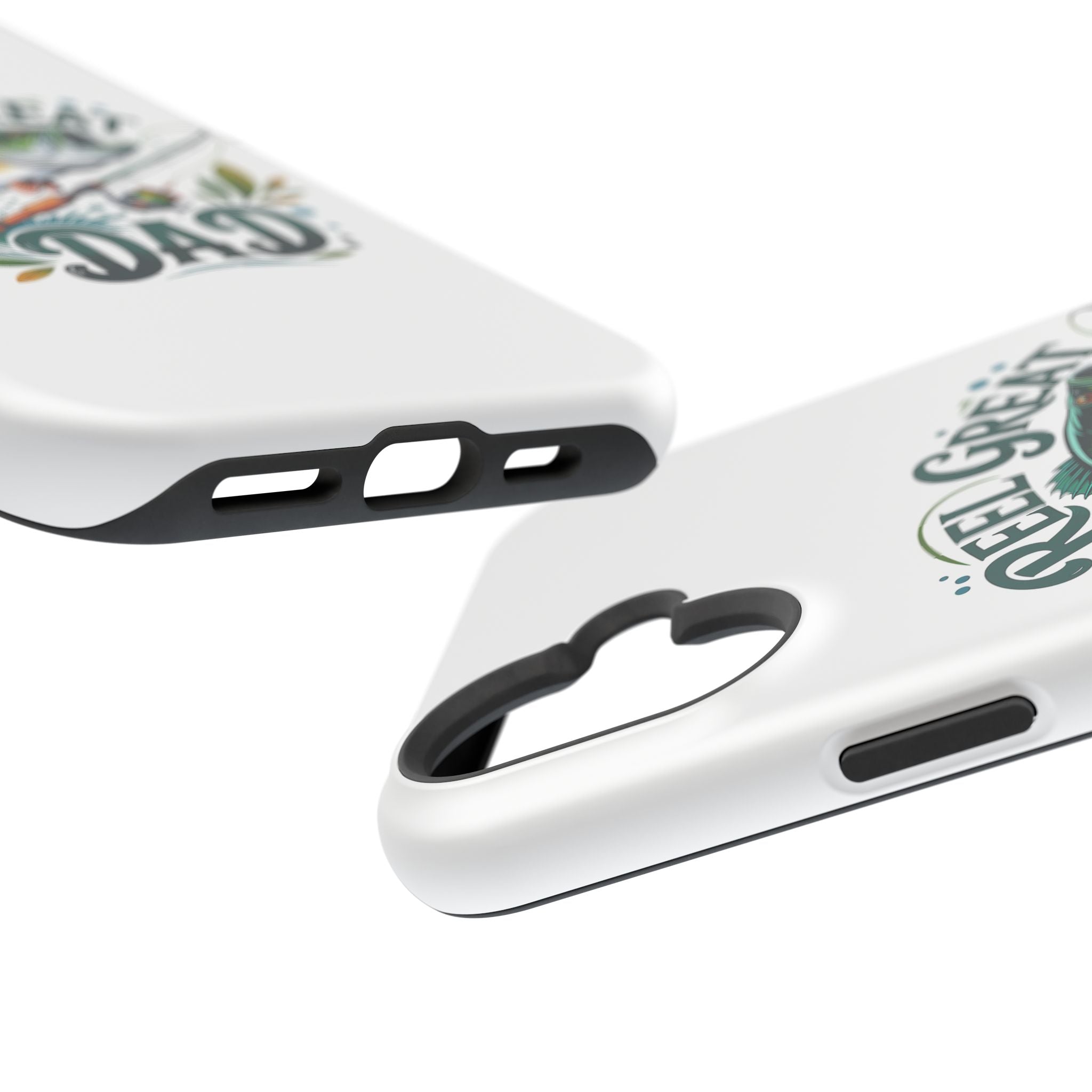 Reel Great Dad Phone Case | Fishing Rod Bass Design, Magnetic Impact-Resistant Case