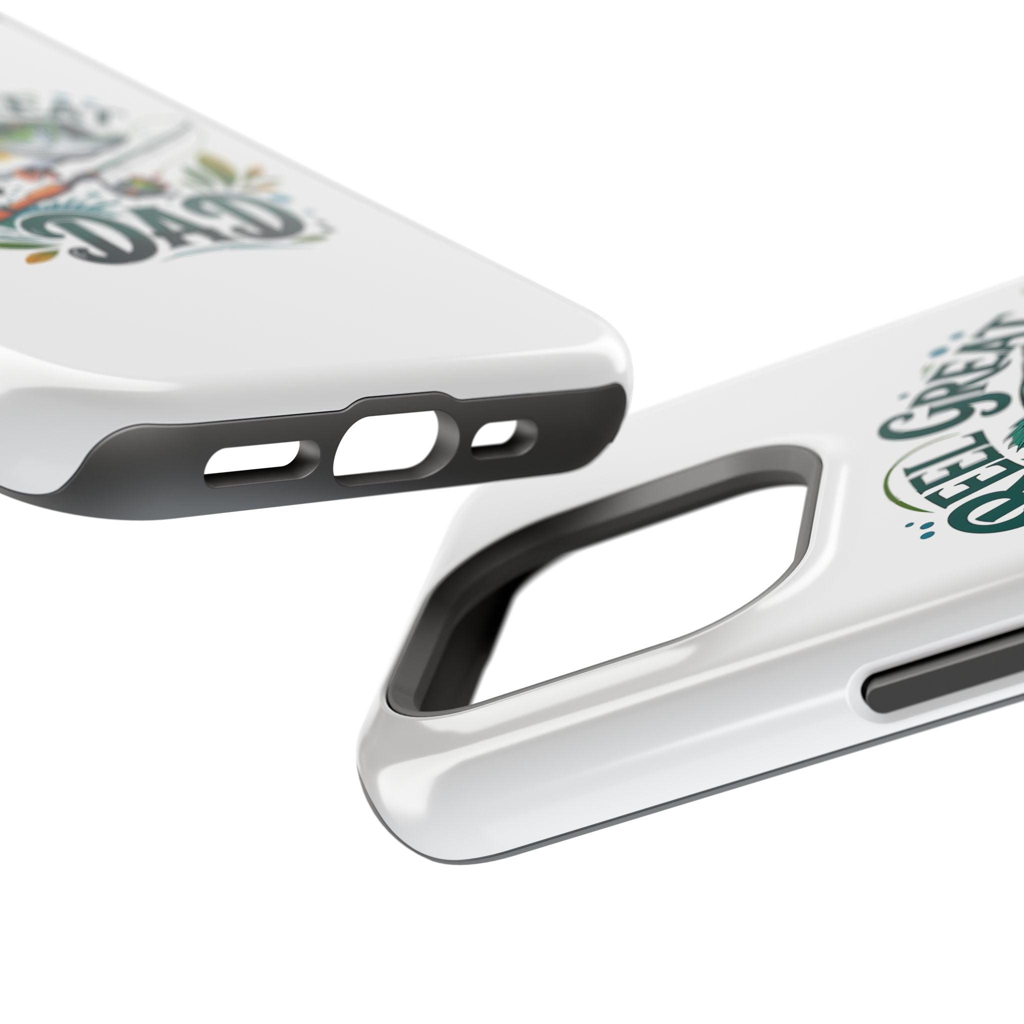 Reel Great Dad Phone Case | Fishing Rod Bass Design, Magnetic Impact-Resistant Case