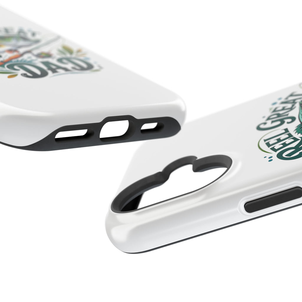 Reel Great Dad Phone Case | Fishing Rod Bass Design, Magnetic Impact-Resistant Case