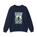 Respect The Locals Sasquatch sweatshirt | vintage national park style, Sasquatch forest graphic