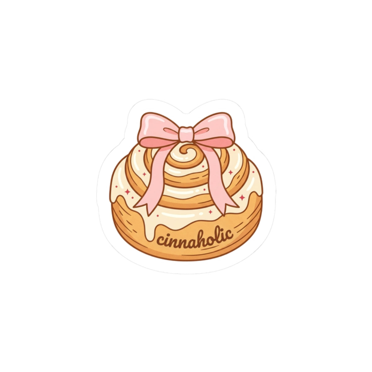 Sweet Roll Sticker | Coquette Aesthetic, Pastel Kawaii Kiss-Cut
