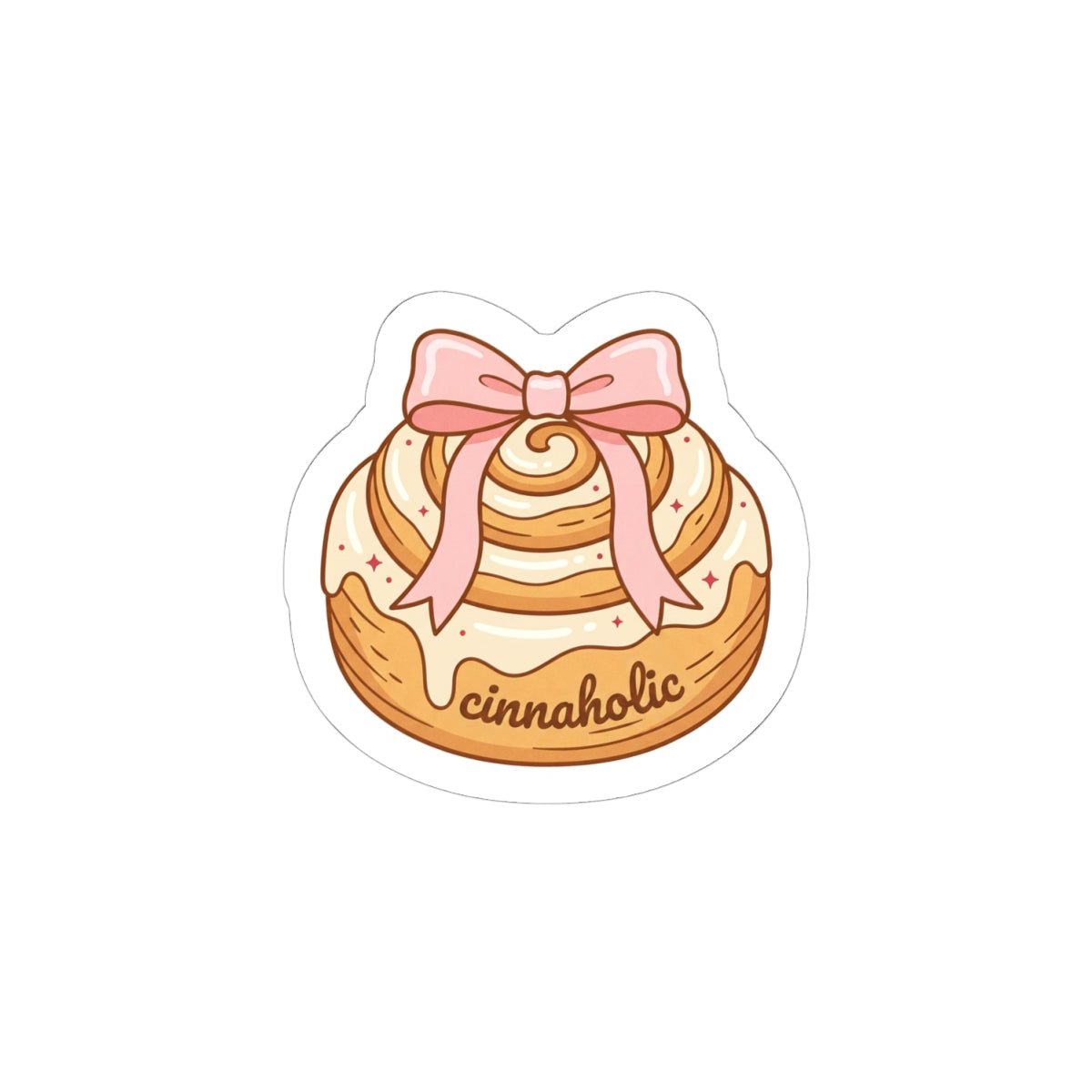 Sweet Roll Sticker | Coquette Aesthetic, Pastel Kawaii Kiss-Cut