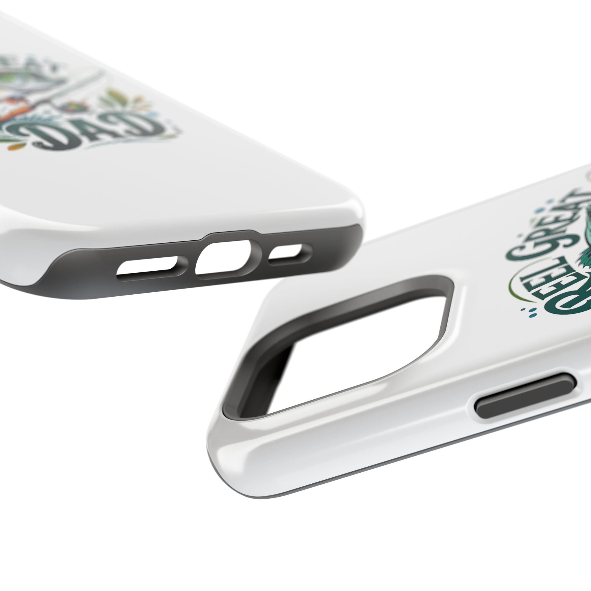 Reel Great Dad Phone Case | Fishing Rod Bass Design, Magnetic Impact-Resistant Case