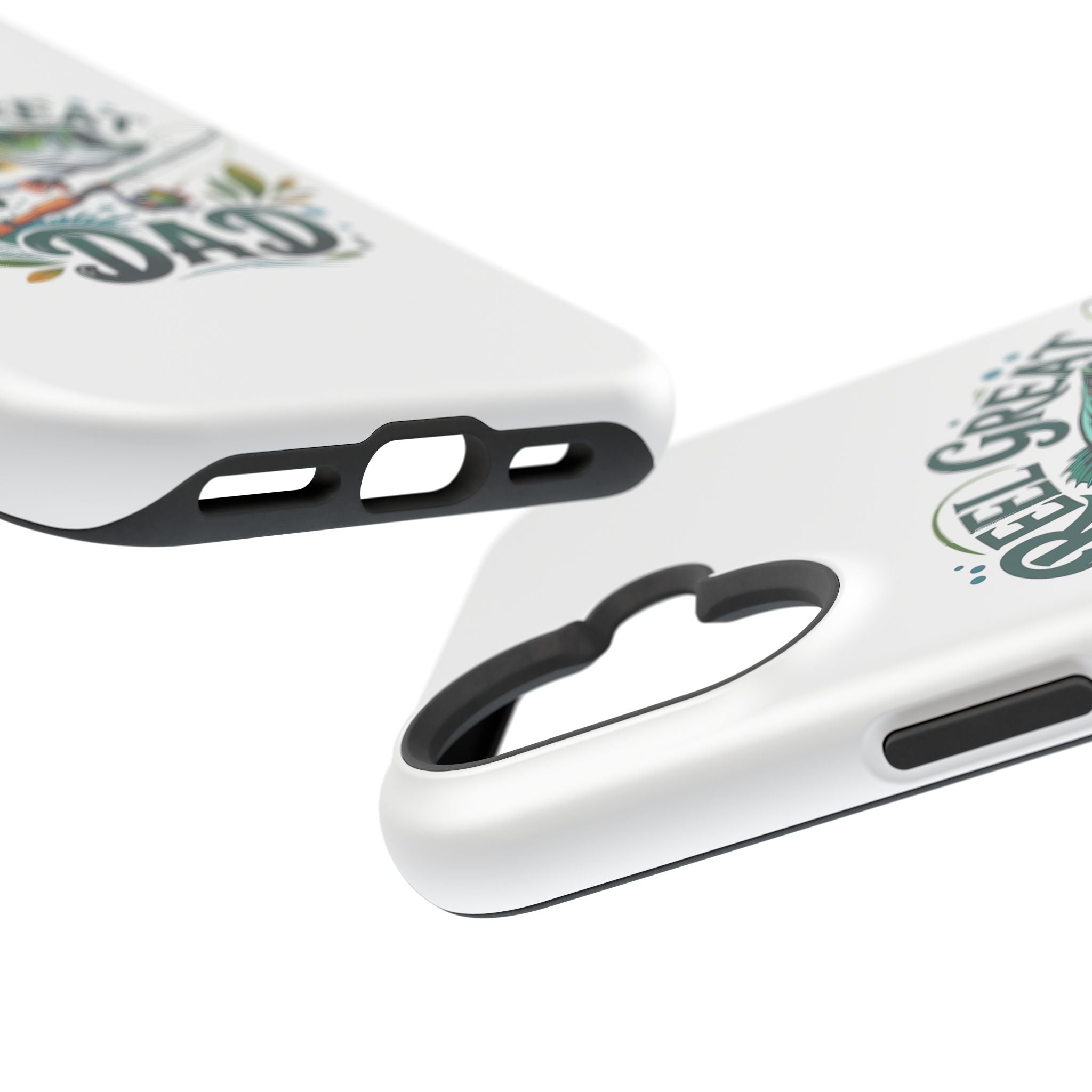 Reel Great Dad Phone Case | Fishing Rod Bass Design, Magnetic Impact-Resistant Case