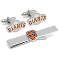 MLB San Francisco Giants Baseball Cufflinks and Tie Bar Gift Set